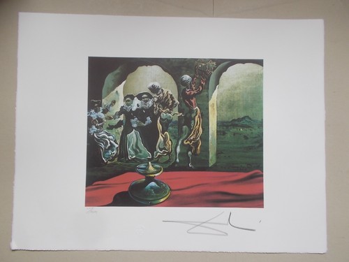 Lithographie salvador dali - salvador,