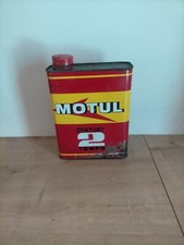 Ancien bidon d'huile automobile vide déco garage usine atelier 