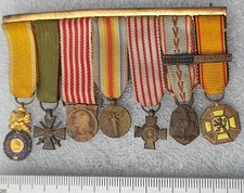 PORTEE 7 MEDAILLES MINIATURES