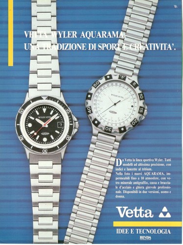 Wyler vetta acquarama modèles - vetta,