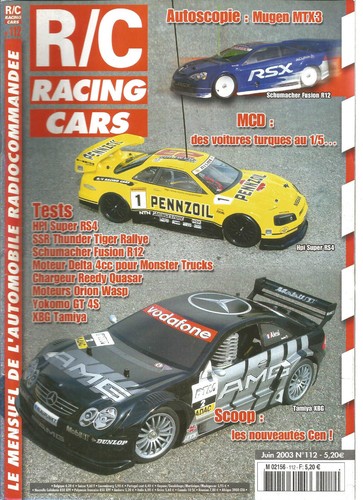 Racing cars 112 mugen - r/c,