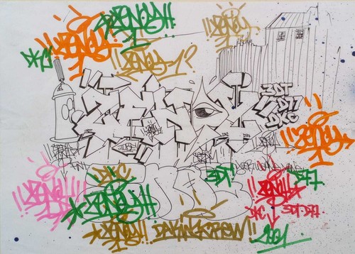 Zenoy graffiti street art - zenoy,