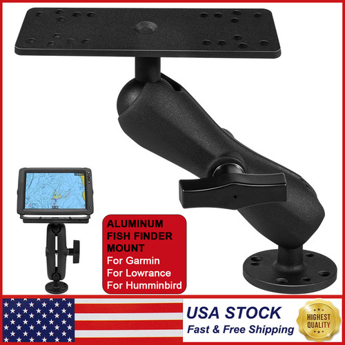 Aluminum fish finder mount - aluminum,