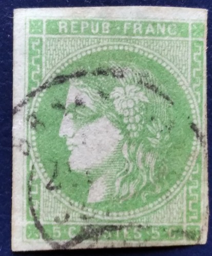 Timbre français 42b beau - français:,