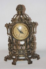 Pendule en Laiton Bruni de Table Baroque à quartz Fonctionnant