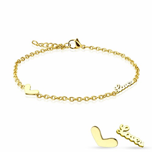 Bracelet chaine cheville - chaine, de