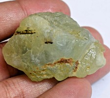202.5 CT Naturel Africain Vert Prehnite non Traité Haut Qualité Spécimen Naturel