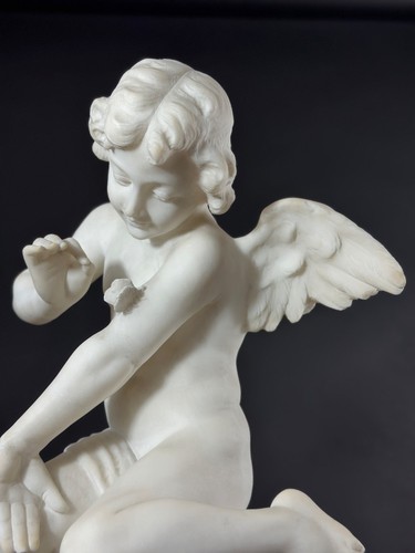 Ancien statue sculpture - , ange