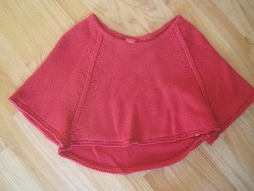 Girl red glittery sweater - red,