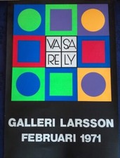 Vasarely exhibition poster