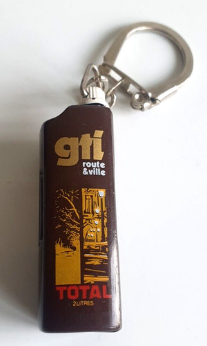 Ancien porte clés bidon - bidon, huile