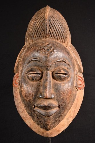 Masque punu ancien - punu, africain