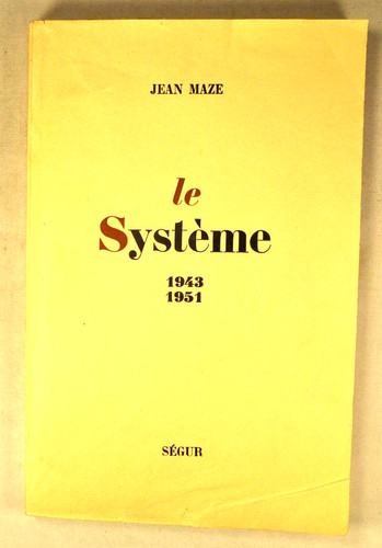 Jean maze systeme - systeme, 1943/51