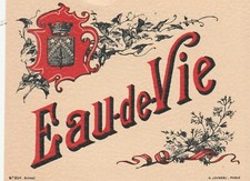 Ancienne étiquette RARE EAU