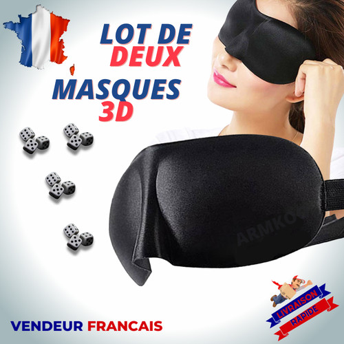 Masque nuit sommeil - masque, 3d