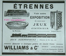 publicite JEU JACQUET SPORT