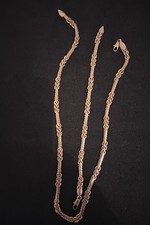 Collier et bracelet plaque or