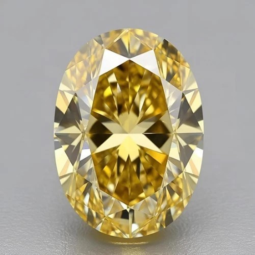 Bague diamant jaune - , canari