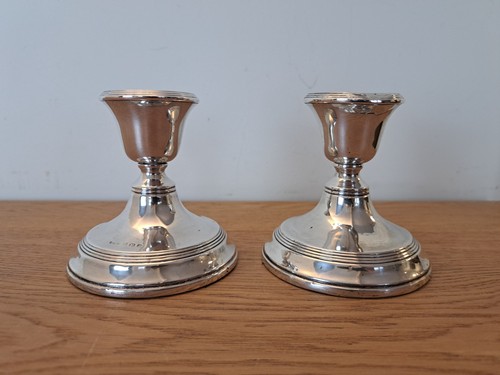 Paire bougeoirs toilette - de,