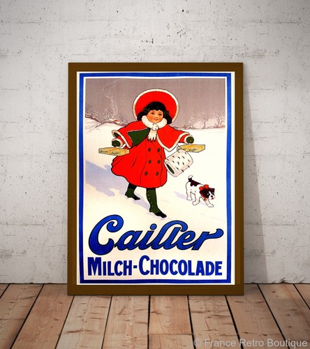 Affiche publicitaire vintage