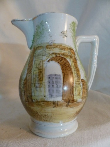 Pichet ancien faience gien - pichet,