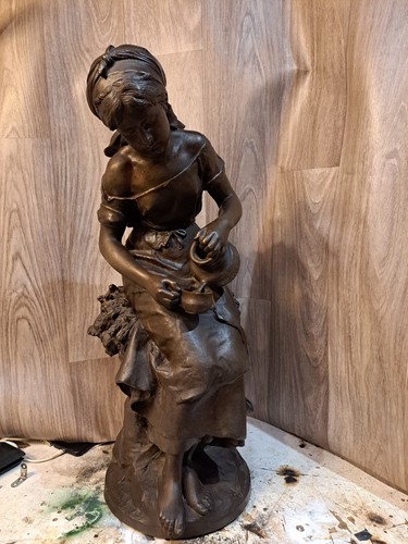 Statue bronze mathurin - statue, moreau