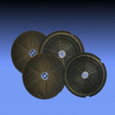 Mega Sparset 4 Filtre à Charbon Actif Filtre Hotte Aspirante Airlux Hc41E