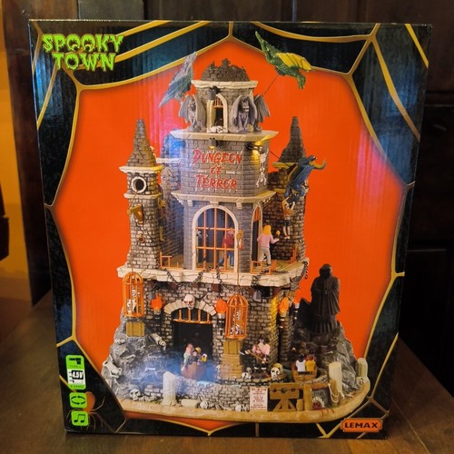Lemax spooky town dungeon - town, of