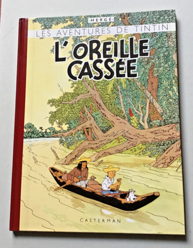 Tintin oreille cassée - tintin., l’oreille