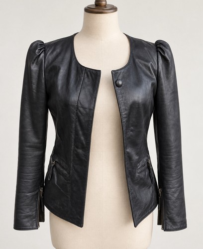 Veste femme zoé cuir - by,