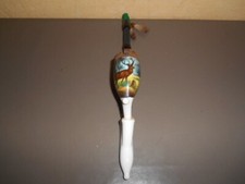 Ancienne pipe en porcelaine Bavaroise, décor cerf