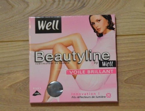Collant noir voile brillant - noir, en