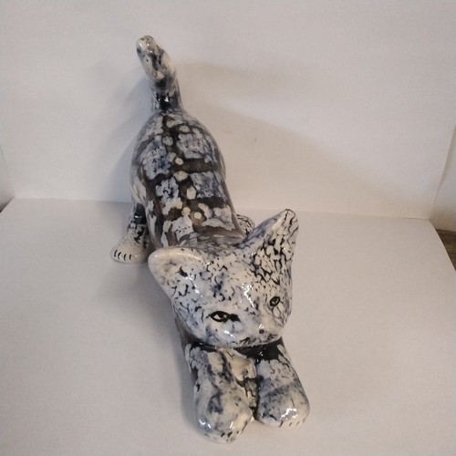 Chat faience desvres - faience, de