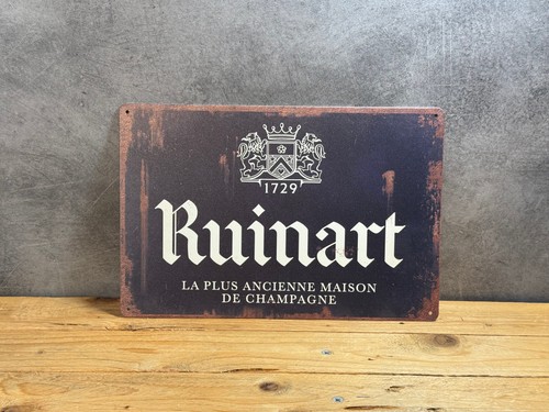 Plaque métal ruinart - plaque,