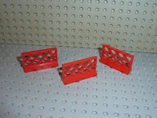 3 x Barrière LEGO Red Fence