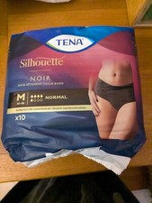 Paquet neuf de 10 culottes noires TENA Silhouette T M