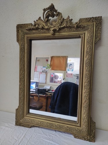 Ancien miroir cadre bois - cadre,