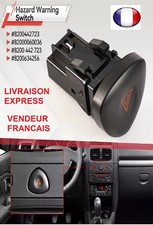 Bouton Warning Noire Détresse