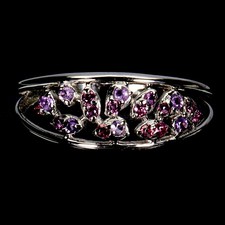 925 Bague en Argent Rond