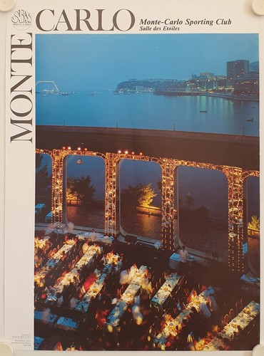 Affiche tourisme monte carlo - tourisme,