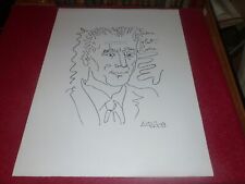 ART XXe PICASSO PHOTOLITHO Fred. JOLIOT-CURIE 65 x 50 cm Ed. Combat pour la paix