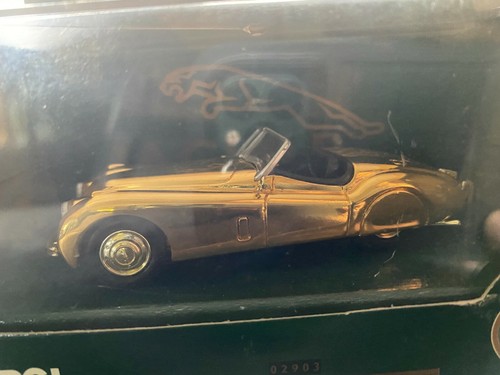 Corgi gold plated jaguar - corgi,