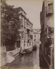 Italia, Venezia, La sposa dell'Adriatico Vintage Albumen Print Tirage a