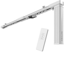 Rail de rideau électrique ABALON blanc, 1 à 2 m, Wi-Fi B-WARE