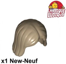 Lego 1x Minifig cheveux long coiffure hair beige foncé/dark tan 4530 NEUF