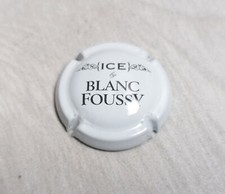 Capsule de pétillant Val de Loire Ice by Blanc Foussy blanche et noire