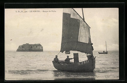 Cpa portel barque de - cpa, le