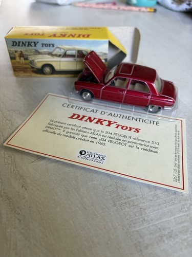Dinky toys peugeot 204 1965 - toys,