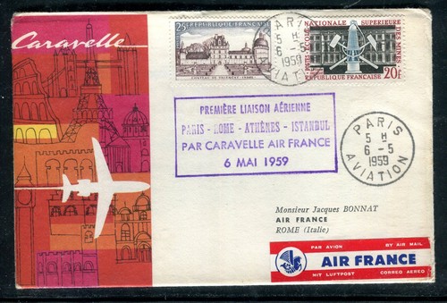 Enveloppe air france - de, paris