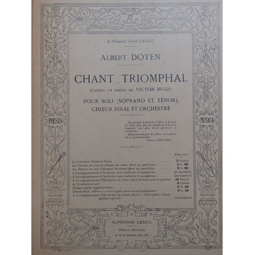 Doyen albert chant - doyen, triomphal